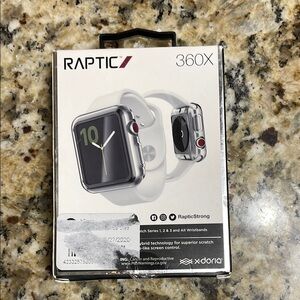 Raptic 360X Clear Protective Case for Smartwatch - White NIB
